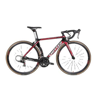 China Domestic aluminum alloy twitter carbon fiber road bike 22 speed road racing sniper2.0 men's and women's bikes for sale