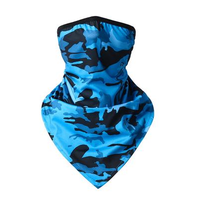 China Fashion Design Multifunctional High Quality Camouflage Printed Bandana Silk Breathable Recycling Scarf for sale