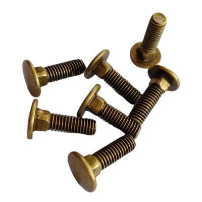 China Stainless steel din/gb galvanized lowes decorative brass copper cap head bolts 5/16 carriage bolts m6x50 for sale