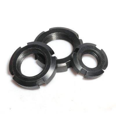 China Heavy Industry China Fastener Factory Grade4.8 Shaft Lock Nut Set Four Spline Round Nut for sale