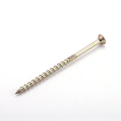 China Long Countersunk Stainless Steel 9.5mm 60mm 100mm 220mm CSK Flat Torx Wood Head Wood Screw for sale