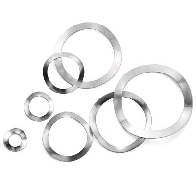 China Wholesale Flat Wave Wire Gap Wave Springs Metric Spring Washer Thin Wave Stainless / Aluminum for sale