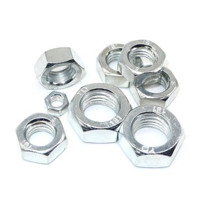 China heavy industry m19 tureca galvanized head nut and din934 bolt galvanized m6 m5 hex nut for sale