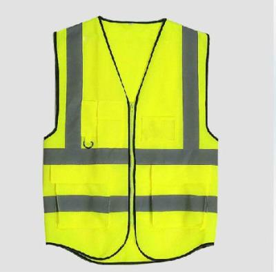 China Water Render Hi Viz Heavy Duty Safety Vest Factory Supply Work Wear High Visibility Certificated Reflective Safety Vest for sale