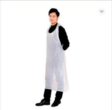 China Household with short sleeve apron for makeup and disposable head short sleeve cleaning apron, low price for sale