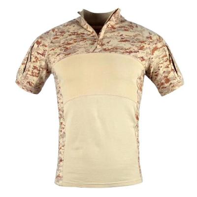 China New Breathable Tops Selling Wholesale Army Camouflage Combat Combat Clothing Military T-shirt for sale