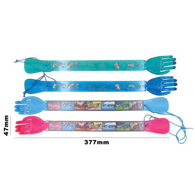 China Body Plastic Back Scratcher Custom Logo Printed Back Massager Colorful Convenient Claw Present Keepsake Gift For Giving Away for sale