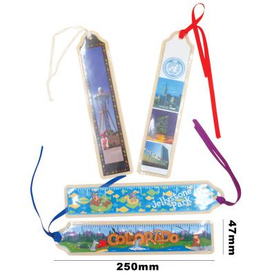 China Custom Education Picture PVC Cue Ruler With Ribbon Keepsake Reading Cue For Gifts Give Away for sale