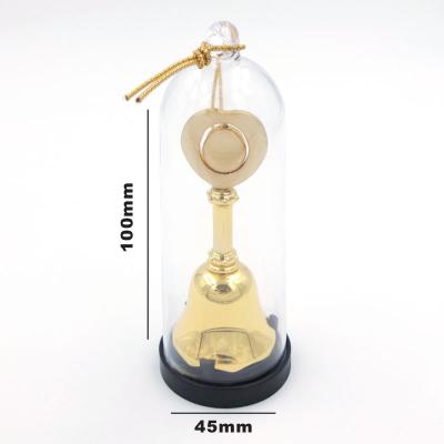 China Custom Metal Heart Spinner Hand Bell Hand Spinner Bell Calling Bell Image Logo Handle Gift Table Decor Wedding Dinner Bells for sale