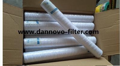 China 30 inch 5 micron  String Wound PP Cotton Water Filter Cartridge For Sediment Filter for sale