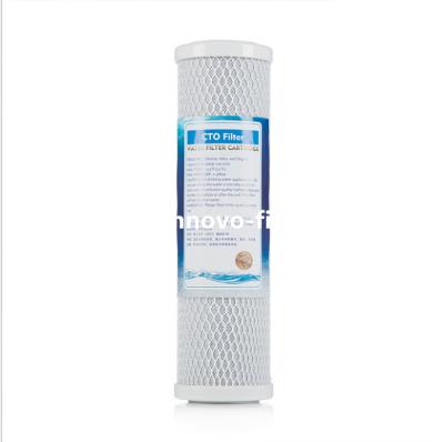 China Coconut shell CTO carbon block filter activated solid carbon cartridge filter for sale