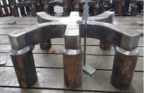 China Lost Foam Casting Steel Yoke High Strength For Electrolytic Aluminum Industry for sale