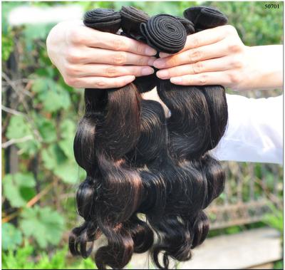 Chine Trame indienne de cheveux de la catégorie 8A de corps de vague de Vierge de Remy de vente en gros supérieure de cheveux à vendre