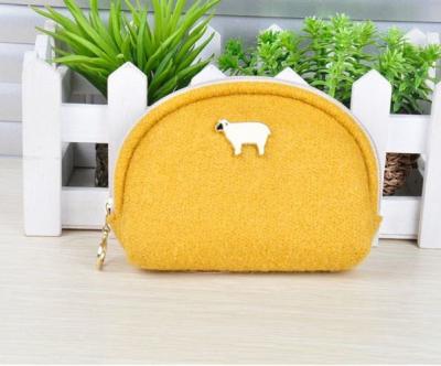 China factory price high quality lovely felt coin wallet/coin purse for sale