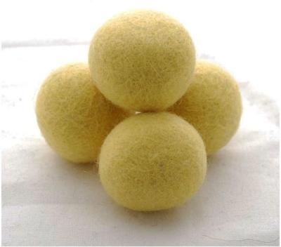 China good quality Colored Pure Genuine 100% Wool Felt Dryer Ball Nepal Felt Balls for sale