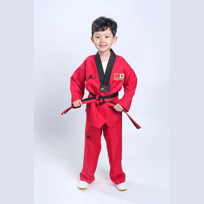 China Durable Unisex Ultra Light WTF Taekwondo Dress Fighter Uniform for sale