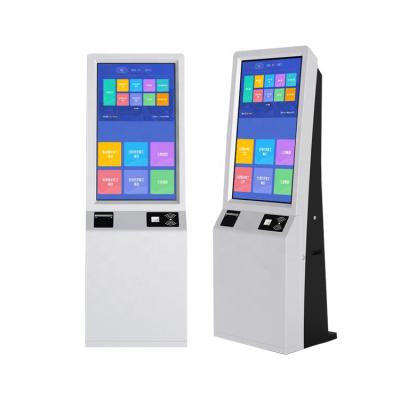 China Bank and Hospital Made-in-China bank hospital lining up to call number printer touch screen digital signage for sale