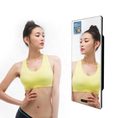 China Indoor Bathroom Wall Mounted Waterproof Android Mirror Magic LCD Advertising Display for sale