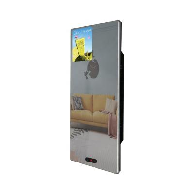 China Building In Camera 55 Inch Smart Factory Collar Mirror Advertising Display Player Suitable For Digital Signage In A Variety Of Scenarios for sale