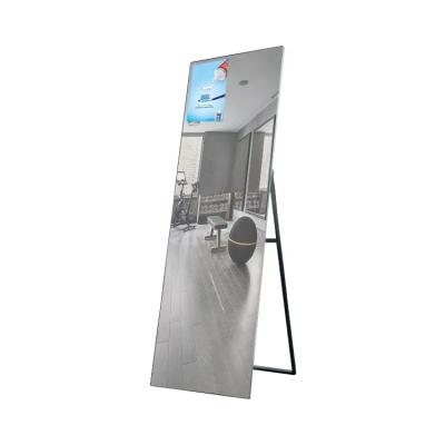 China Fitness indoor mirror digital signage and advertising display player who can play fitness videos for sale