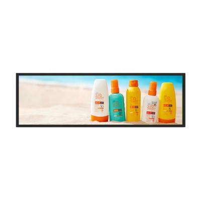 China Indoor Ultra Customizable Long Wall Mounted Strip Digital Signage , Multifunctional TV for sale