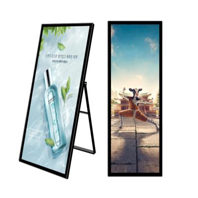 China Factory Wholesale Customized Transparent 65 Inch LED LCD Display Indoor Advertising Full View Display for sale