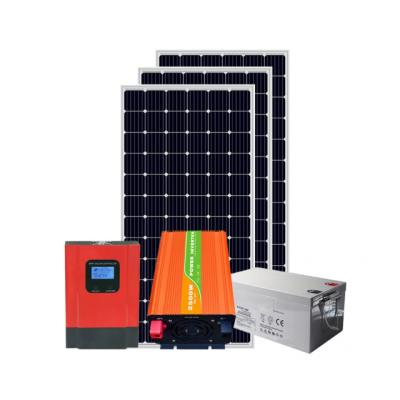 China High Efficiency Best Price 3KW 5KW 10KW Solar Complete System Home Solar Power System Kit for sale