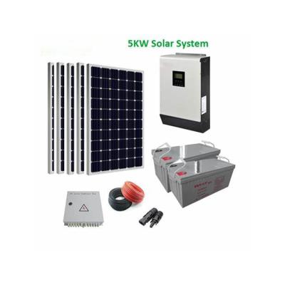 China Small 3kw 5kw Solar System Home Residential Power Bank Hybrid Solar System Kit 10kw Solar Power Systems for sale