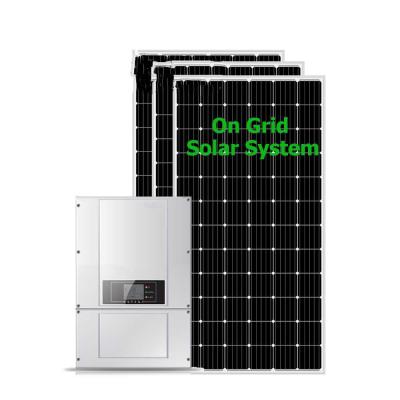 China High Efficiency 1MW Solar Power Station Solar Power System On Grid 1000KW 1 MW Solar Panel for sale