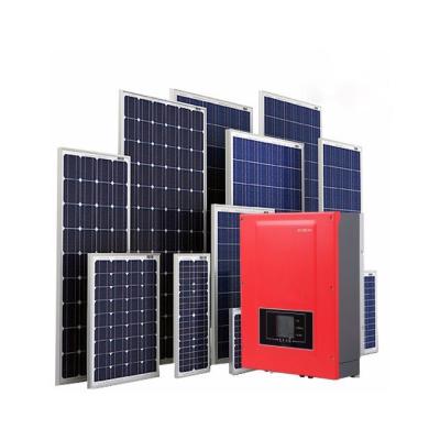 China High efficiency 10kw solar system on grid solar panel system 2kw 5kw 10kw 15kw 20kw with best price for home use for sale