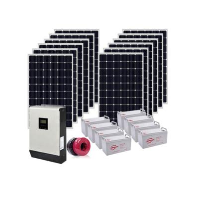 China High Efficiency Complete Solar System 3000w 4000w 5000w Off Grid Solar Panel Kit for sale