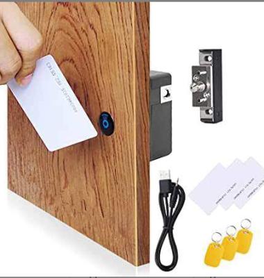 China Office Remote Unlock Rfid Cabinet Lock With TTLock Phone Smart Cards APP And IC Reader Cabinet Lock for sale