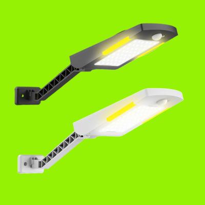 China Garden Guangdong hot seells outdoor ip65  48 leds 5w motion sensor solar light street lamp wall garden lights for sale