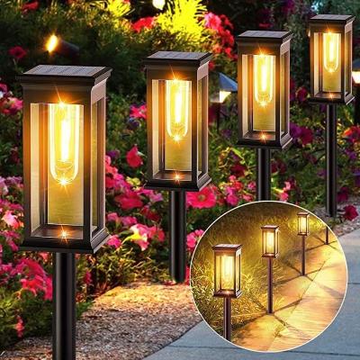 China Garden factory price solar garden lights outdoor street lamps Ground mounted  Atmosphere light lantern   Landscape  lawn lamp for sale