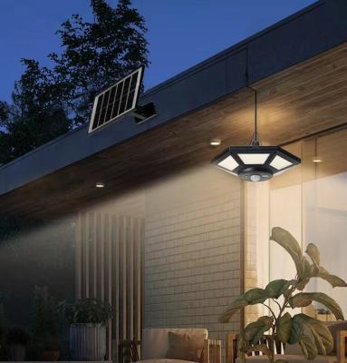 China Garden wholesale 1000LM outdoor  solar pendant  lights CE ROHS smarting lighting indoor  sensor  house lamps garden for sale