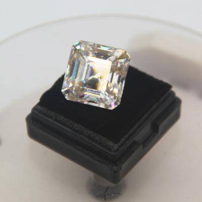 China Hot Sale Moissanite Gemstones GRA Color Set Or Fire Asscher Certificate Cut VVS Clarity D Color 0.4-5ct Pure Loose Diamond for sale