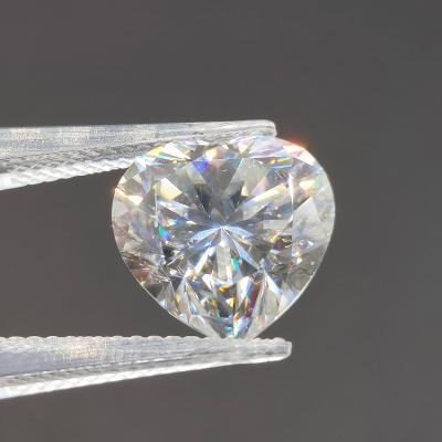 China Fire Diamonds Moissanite Stones Gemstone Jewelry Color Set or White Loose Heart Cut Manufacturer Wholesale Moissanite Supplier DEF for sale