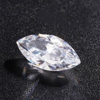 China Jewelry Diamonds 0.05-3carat Moissanite Marquise Cut Moissanite Lab Grown Double Set Or Color Fire With Gra Certificate for sale