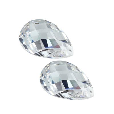 China Prosperous Fire Gems Zircon Pear Shape CZ Color Set Or Factory Price Per Carat For Jewelry Making for sale