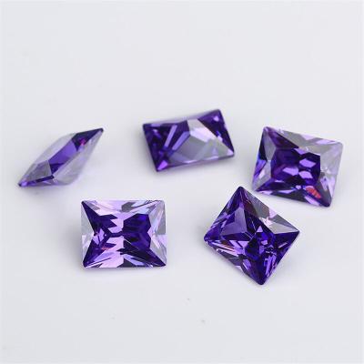 China Wholesale Fire Jewelry Princess Star Cut Loose CZ Color Artificial Round 5A Gemstone 5A Color Set Or Zirconia for sale