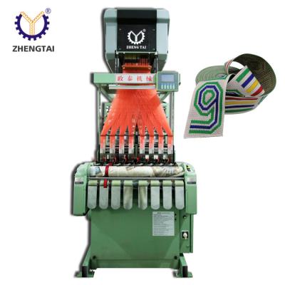 China Zhengtai Webbing Jacquard Needle Loom Machine Automatic Elastic and Non-elastic Cloth Shuttleless Loom Band Making Machine for sale