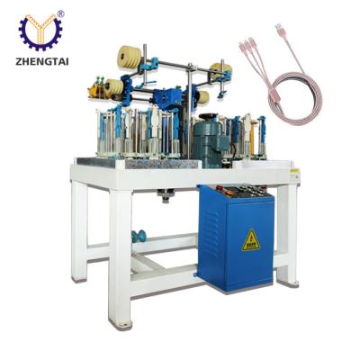 China Zhengtai Belt Tie Knitting Machine Cord Rope Braiding Making Machine for sale