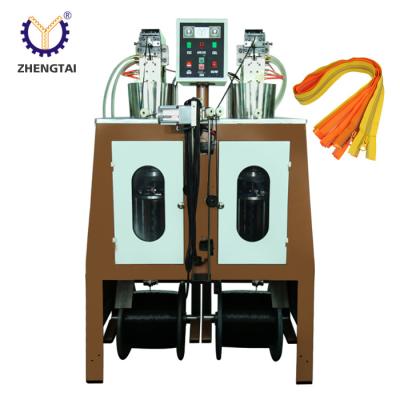 China Garment Shops Zhengtai Nylon Zipper Teeth Coiling Making Machine Plastic Zipper Machine for sale