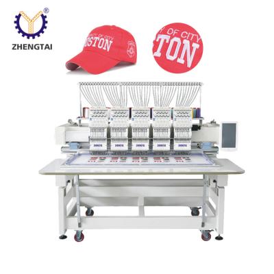 China Zhengtai New Product High Quality Flat Finished Clothes Embroidery Flat/logos/3D Embroidery Making Machine for sale