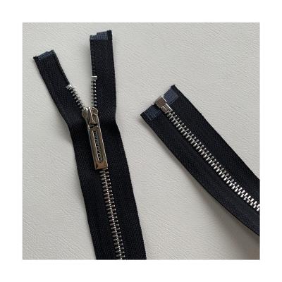 China High Quality Custom Printed Nickel Free Metal Zipper Needle Loom For Unisex Zipper Belt Metal Zipper Band Two Way Hoodie for sale