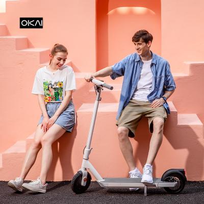 China 1' Quick Fold Double Brake LCD Display Warehouse 8.5 Inch 250W German Manufacturer Price Folding Electric Scooter For Adults for sale