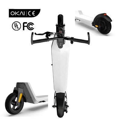 China EU USA Warehouse OKAI ES50 2021 Carbon Steel Best Sale 250W 20Km/h Safe Ride Kids Electric Scooter for sale