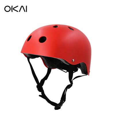 China ABS OKAI China Supplier Hot Selling Electric Bike Skate Bike Helmet ABS OKAI China Supplier and Kids Safety Sport Scooter for sale