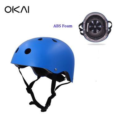 China ABS CE OKAI ABS Shell Scooter Helmet Sports Climbing Kids Bike Helmet For Scooter Skate Bicycle for sale