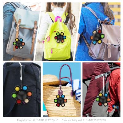 China New Trend Mskwee Squid Game UV Plating Fingertips 5 Beads 6 Beads 8 Beads Stir Spinner For Kids for sale